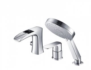 Смеситель на борт ванны Timo Lumi хром 4210/00Y